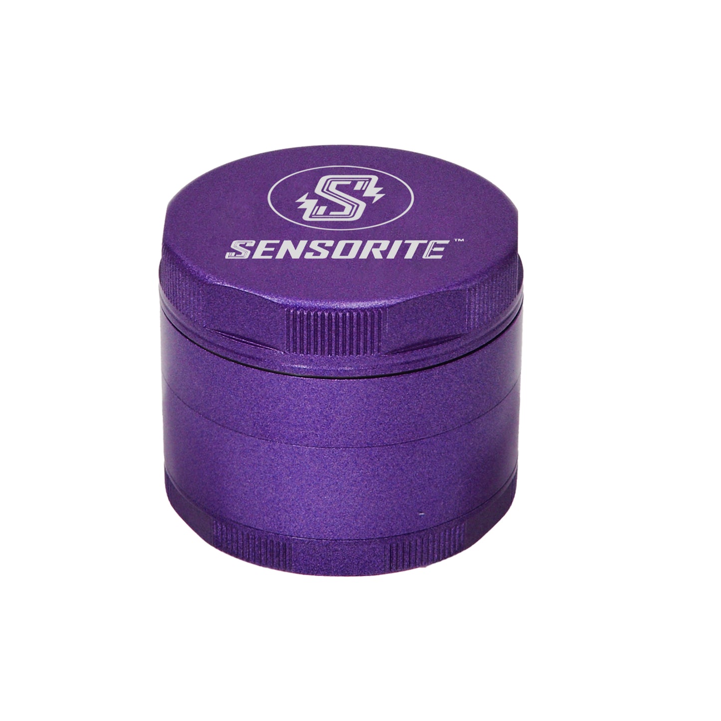 SENSORTIE 2.2-inch Easy Grip Nut Shape Aluminum Grinder with Double Blades Sharp Teeth & Fully Non-stick Coating - Sensorite