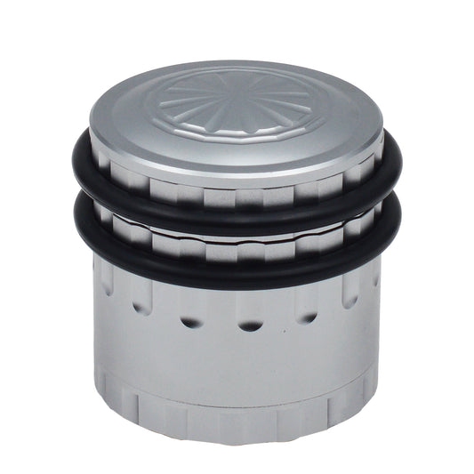 Sensorite Millstone 63mm Hard Anodized Grinder with Top Storage & Easy-Clean Ring Sensorite