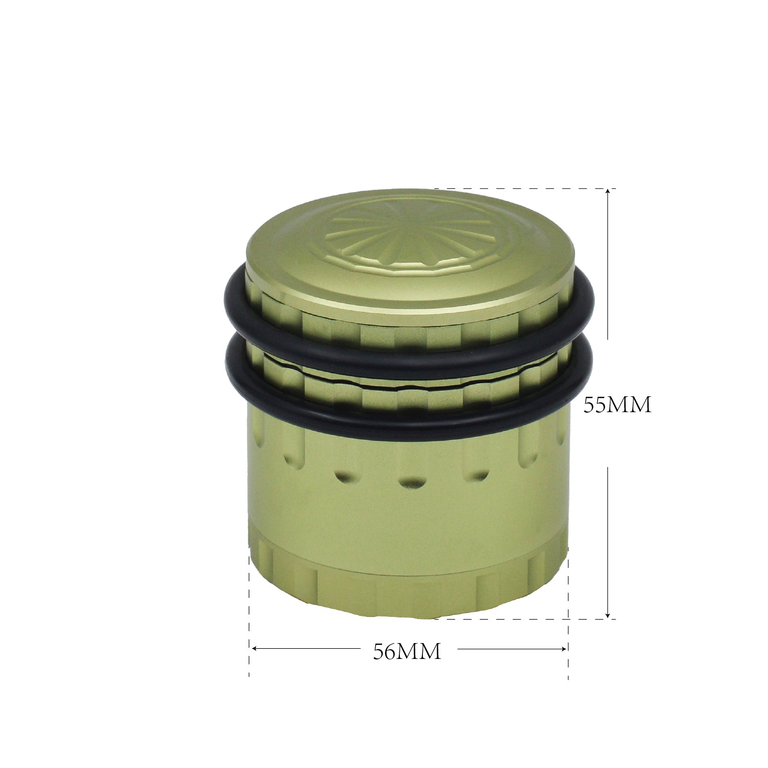 Sensorite Millstone 63mm Hard Anodized Grinder with Top Storage & Easy-Clean Ring Sensorite