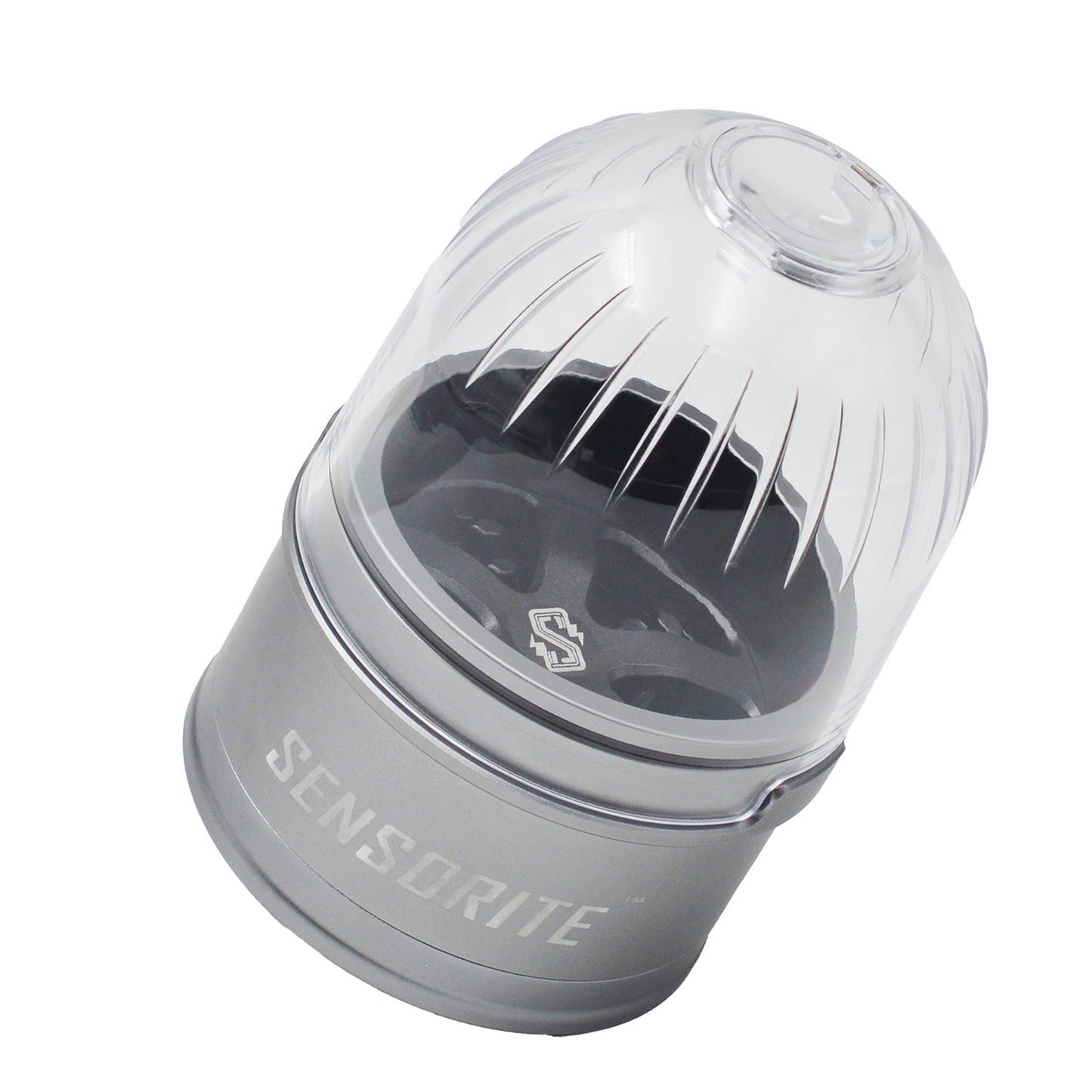 Sensorite Pro XL 75mm 5-Piece Aluminum Grinder with Magnifying Lid & Deep Storage Chamber Sensorite