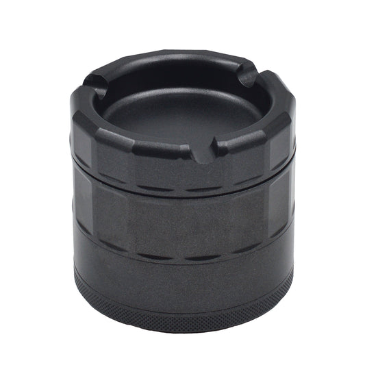 SENSORITE 4-Part East Grip Aluminum Grinder with Fully Non-stick Coating & Ashtray Top Lid - Sensorite