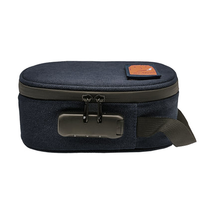 SENSORITE Smell Proof Canvas Bag with 3-digit Password Lock & 2 Removable Padded Dividers - Sensorite