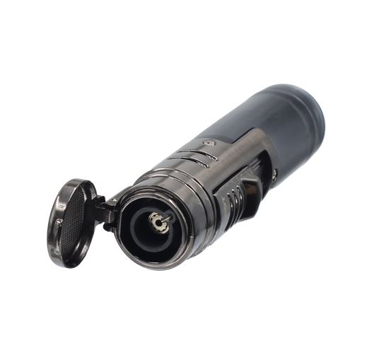 SENSORITE Mini Pocket Torch — Compact Refillable Jet Lighter with Protective Cap - Sensorite