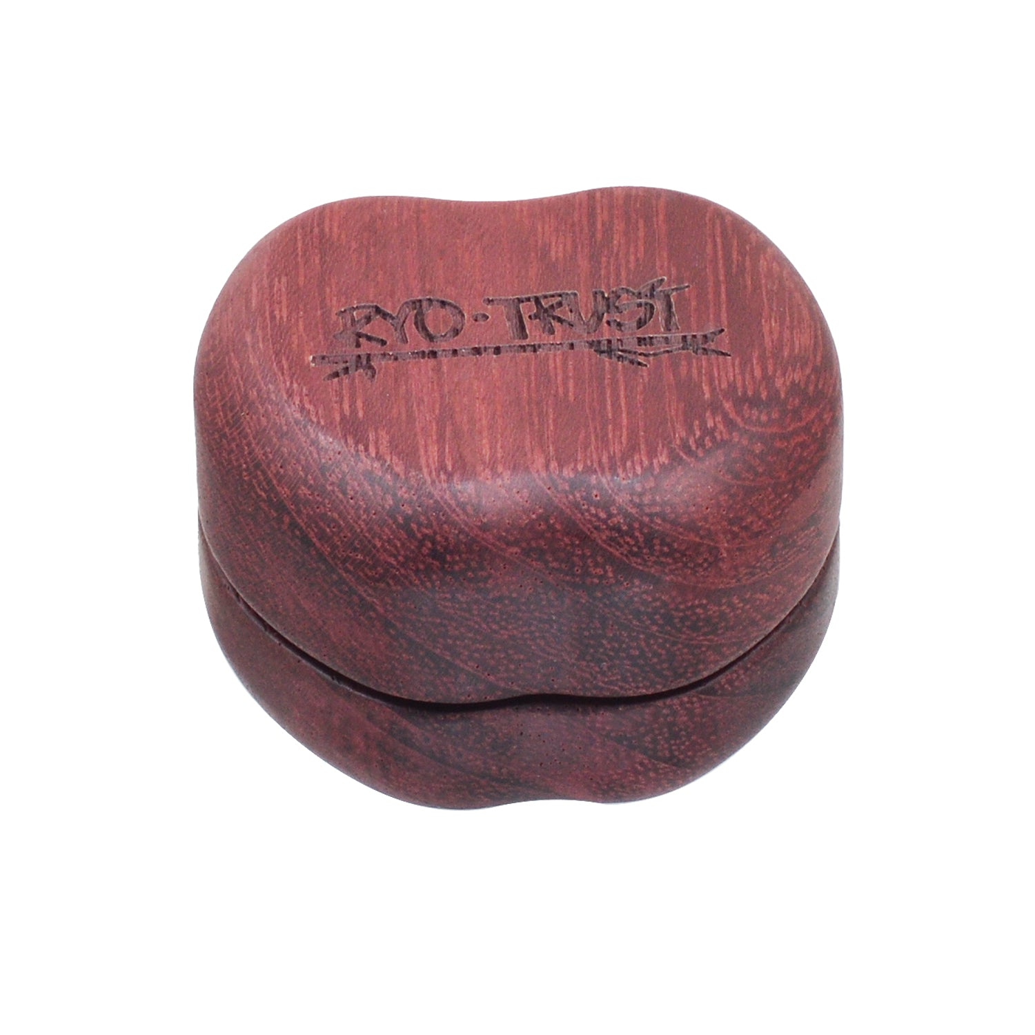 SENSORITE Apple Shape Wooden Grinder with Built-in Zinc Alloy Teeth & Strong Magnet Closure - Sensorite