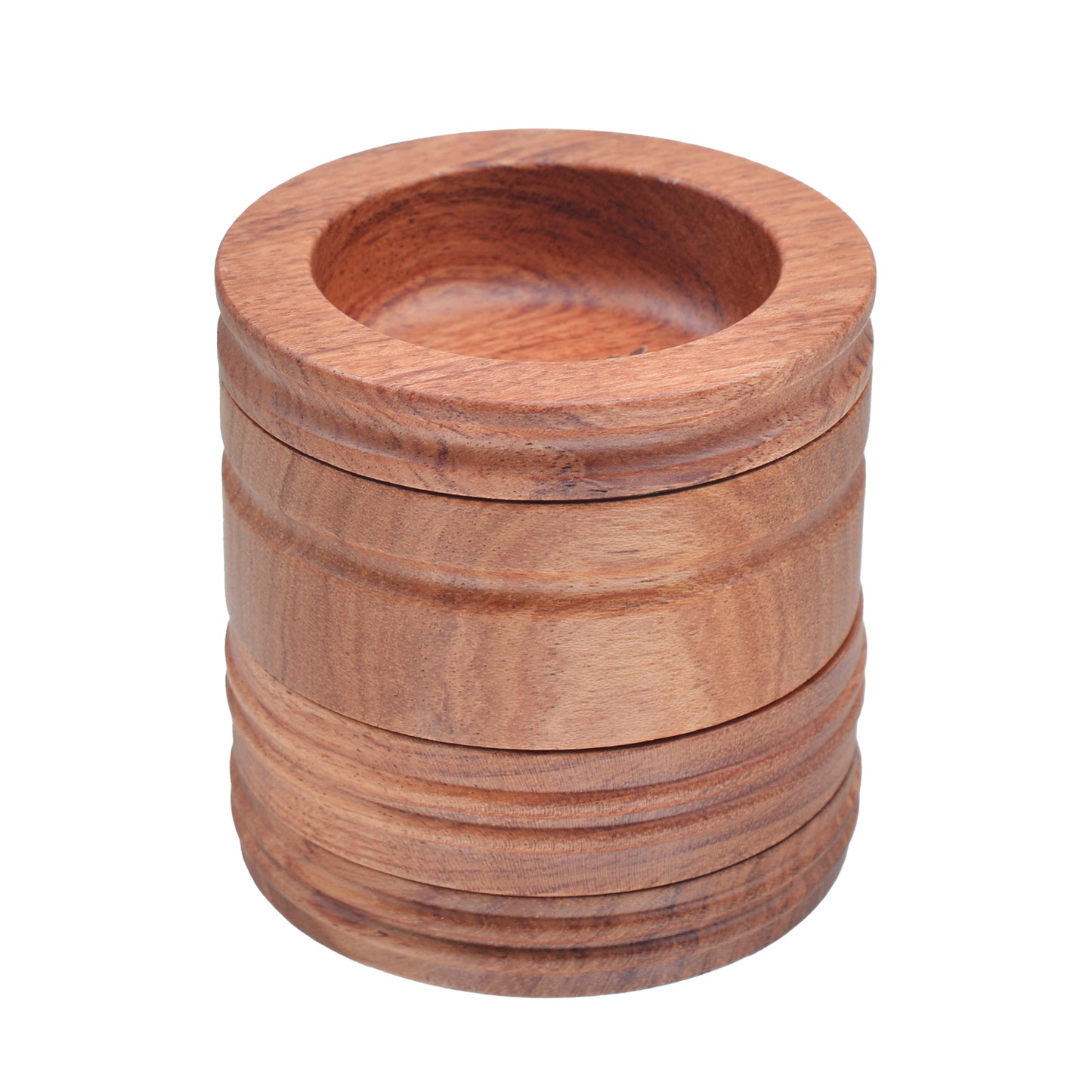 SENSORITE 2.5-inch Wooden Grinder With Easy Changeable Screen & Non-stick Coated Grater Plates - Sensorite