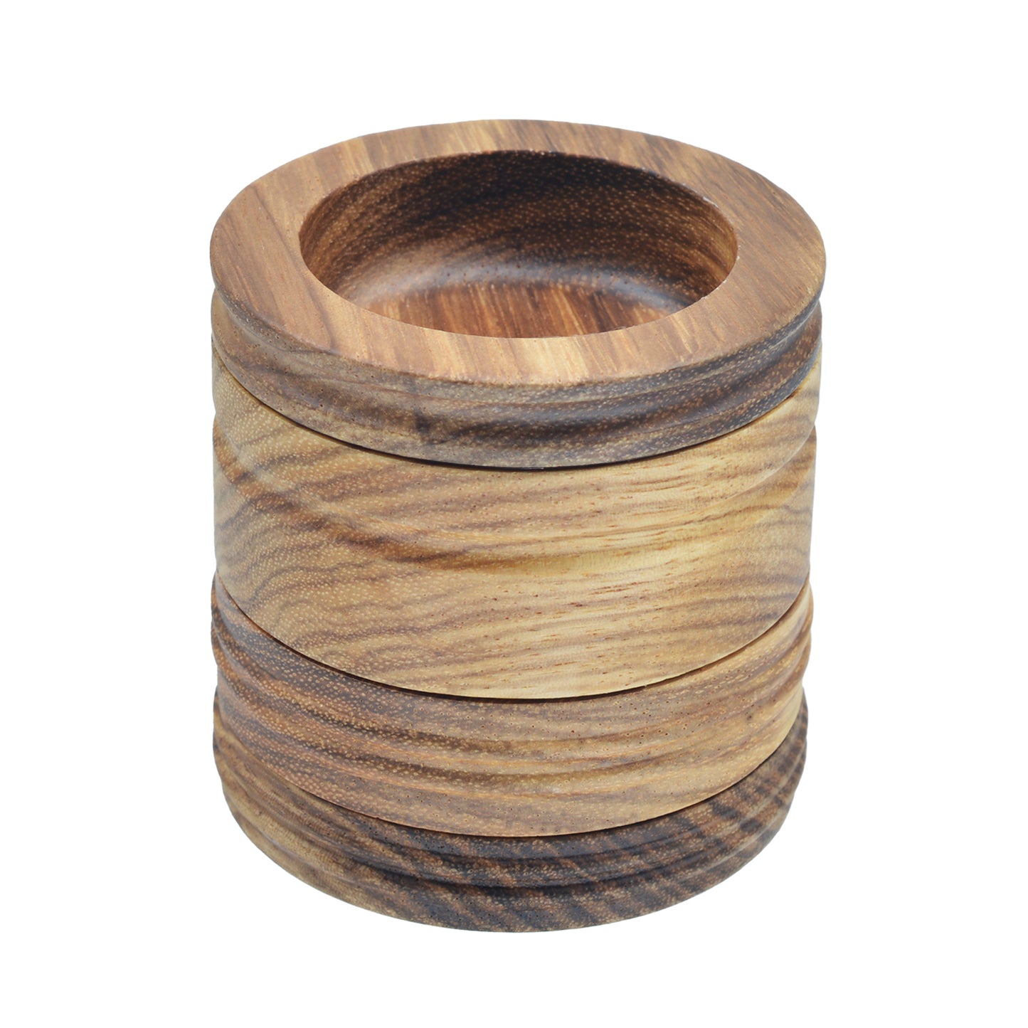 SENSORITE 2.5-inch Wooden Grinder With Easy Changeable Screen & Non-stick Coated Grater Plates - Sensorite