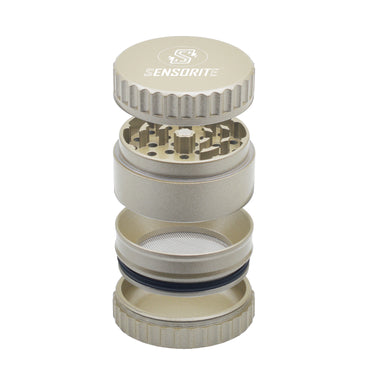 SENSORITE 2.4-inch Easy Grip Aluminum Grinder with Big Notch & Fully Non-stick Coating - Sensorite
