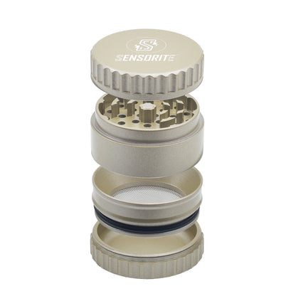 SENSORITE 2.4-inch Easy Grip Aluminum Grinder with Big Notch & Fully Non-stick Coating - Sensorite