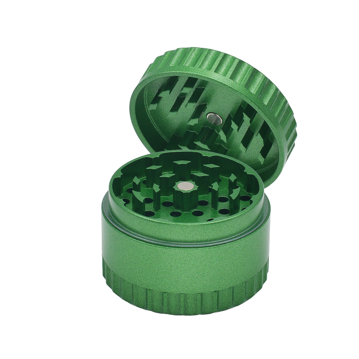 SENSORITE 2.4-inch Easy Grip Aluminum Grinder with Big Notch & Fully Non-stick Coating - Sensorite