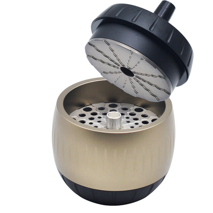 SENSORITE Barrel Shape Grinder With Non-stick Coated Shredder Plates Metal Cone Loader & Packing Poker - Sensorite