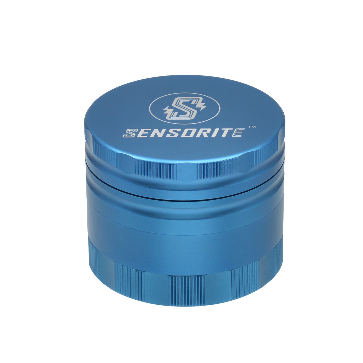 SENSORITE 4-Part Aluminum Grinder with Bump Rings Replaceable Screen Part & Double Blades Sharp Teeth - Sensorite
