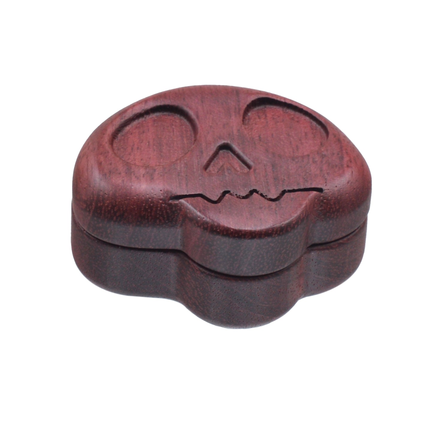 SENSORITE Skully Shape Metal-Sensitive-Finger-Friendly Wooden Grinder with Built-in Zinc Alloy Teeth & Strong Magnet Connection - Sensorite