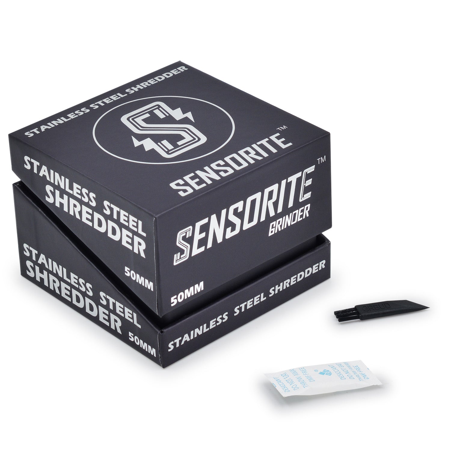 SENSORITE 2-inch 4 Parts Stainless Steel Grinder with Magnetic Connection & Changeable Screen - Sensorite