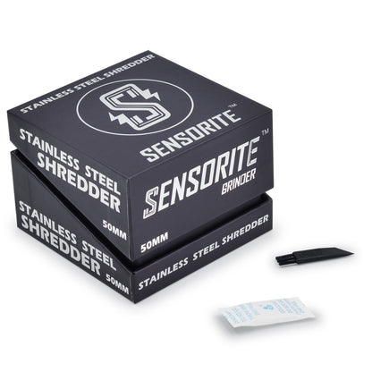 SENSORITE 2-inch 4 Parts Stainless Steel Grinder with Magnetic Connection & Changeable Screen - Sensorite