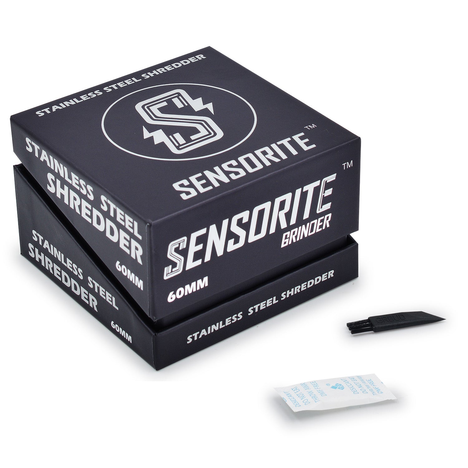 SENSORITE 2.4-inch Stain-less Steel Grinder with Replaceable Screen & Strong Magnetic Connection - Sensorite