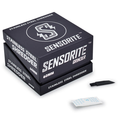 SENSORITE 2.4-inch Stain-less Steel Grinder with Replaceable Screen & Strong Magnetic Connection - Sensorite