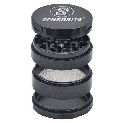 SENSORITE 2.5-inch Fully Non-stick Coated Aluminum Grinder with Smooth Finish & Double Blades Teeth - Sensorite