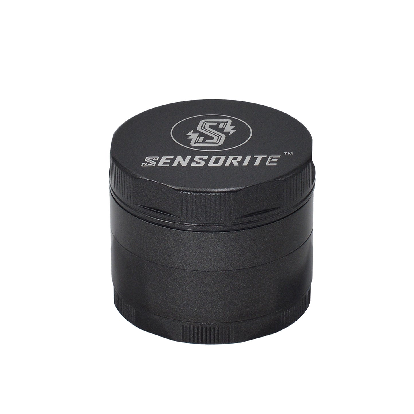 SENSORTIE 2.2-inch Easy Grip Nut Shape Aluminum Grinder with Double Blades Sharp Teeth & Fully Non-stick Coating - Sensorite