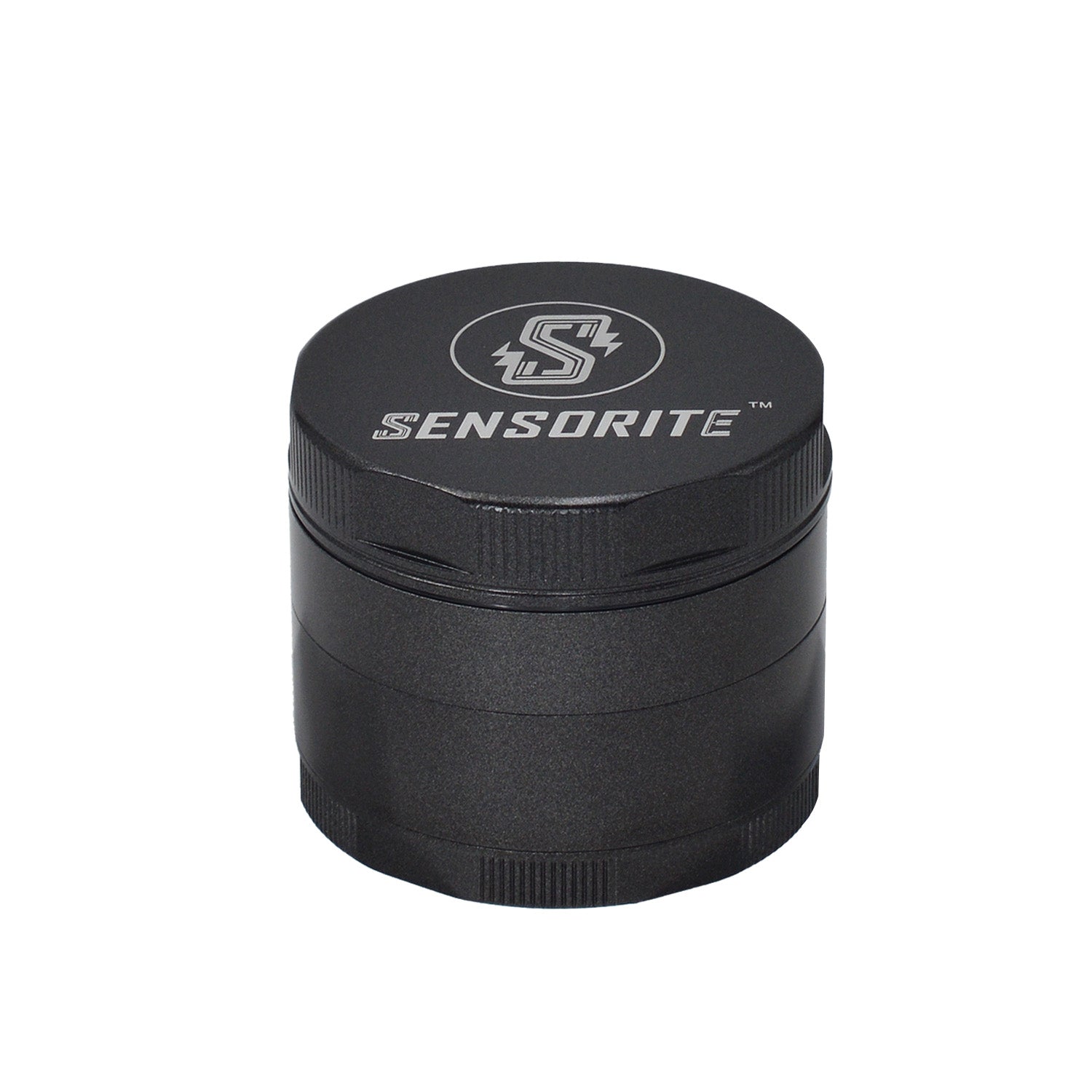 SENSORTIE 2.2-inch Easy Grip Nut Shape Aluminum Grinder with Double Blades Sharp Teeth & Fully Non-stick Coating - Sensorite