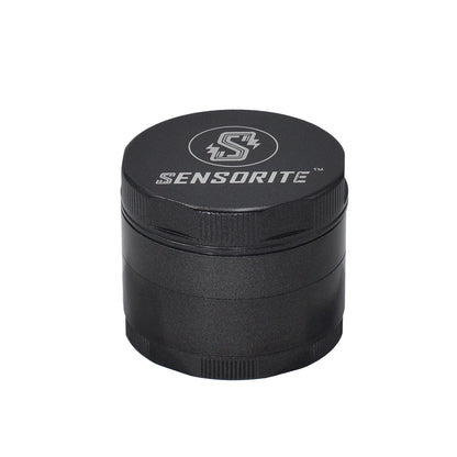 SENSORTIE 2.2-inch Easy Grip Nut Shape Aluminum Grinder with Double Blades Sharp Teeth & Fully Non-stick Coating - Sensorite