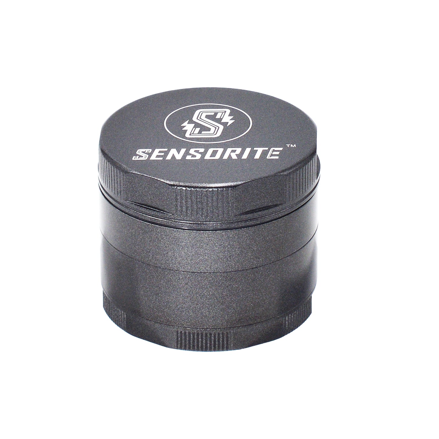 SENSORTIE 2.2-inch Easy Grip Nut Shape Aluminum Grinder with Double Blades Sharp Teeth & Fully Non-stick Coating - Sensorite