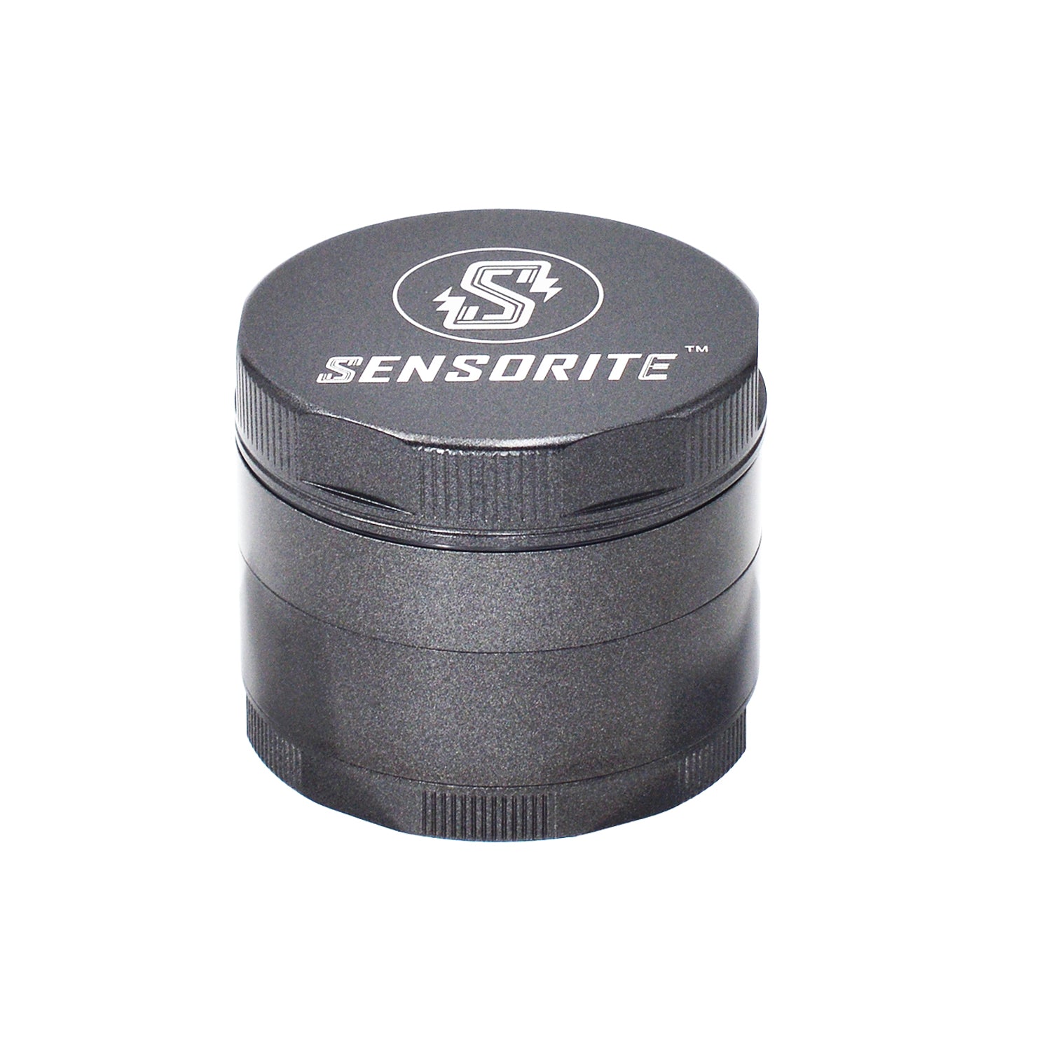 SENSORTIE 2.2-inch Easy Grip Nut Shape Aluminum Grinder with Double Blades Sharp Teeth & Fully Non-stick Coating - Sensorite