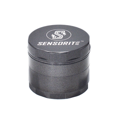 SENSORTIE 2.2-inch Easy Grip Nut Shape Aluminum Grinder with Double Blades Sharp Teeth & Fully Non-stick Coating - Sensorite