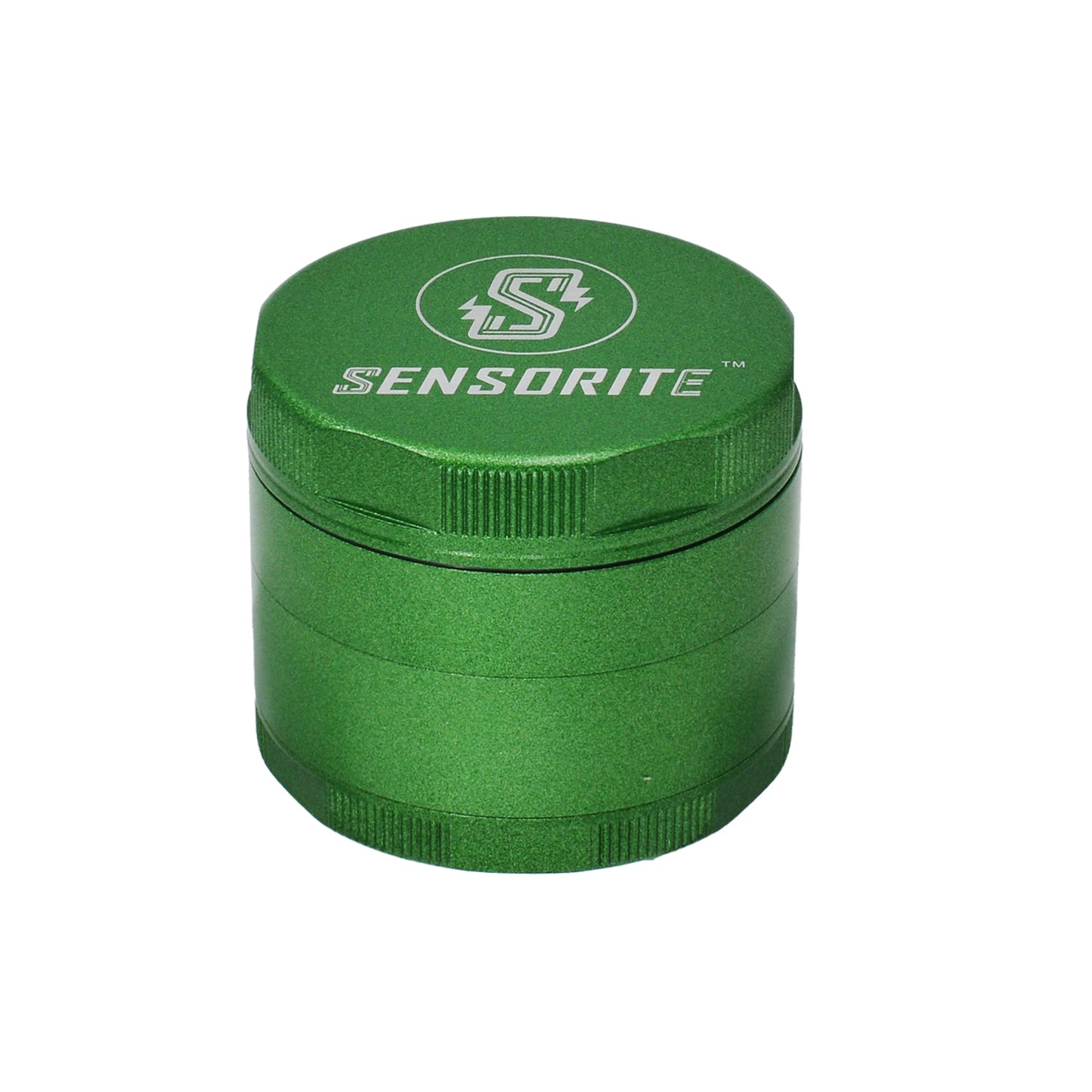 SENSORTIE 2.2-inch Easy Grip Nut Shape Aluminum Grinder with Double Blades Sharp Teeth & Fully Non-stick Coating - Sensorite