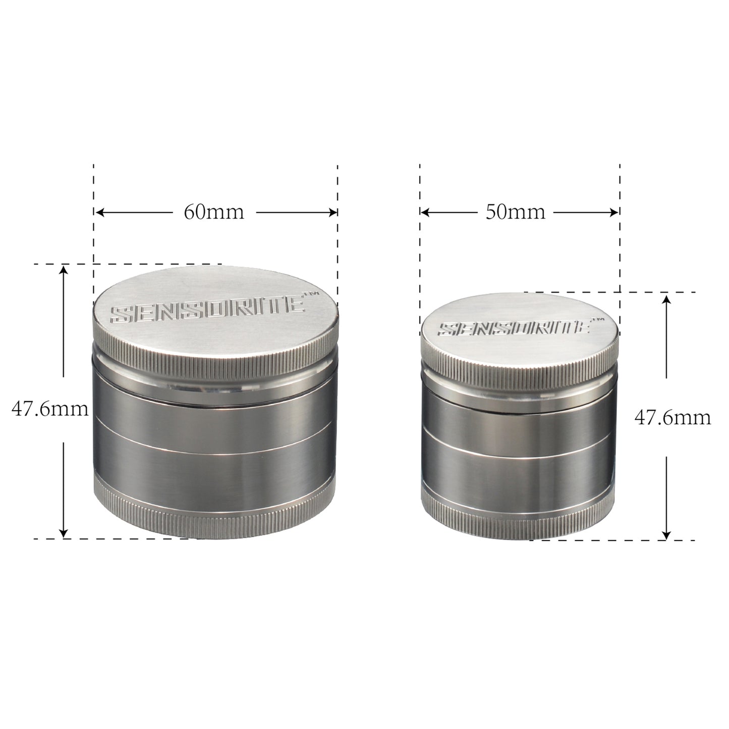 Sensorite Aegis Stainless Steel Modular Grinder SENSORITEUSA