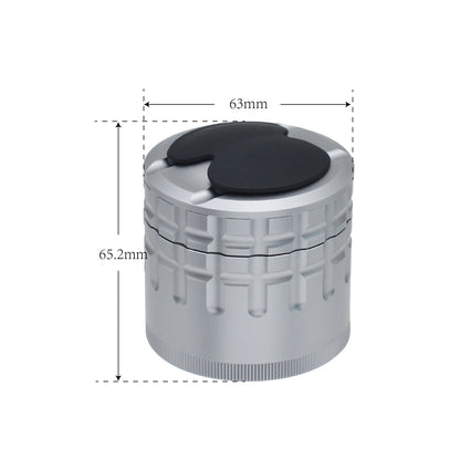 Sensorite Fusion 63mm Non-Stick Grinder with Airtight Storage & Ashtray Lid Sensorite
