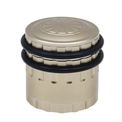 Sensorite Millstone 63mm Hard Anodized Grinder with Top Storage & Easy-Clean Ring Sensorite