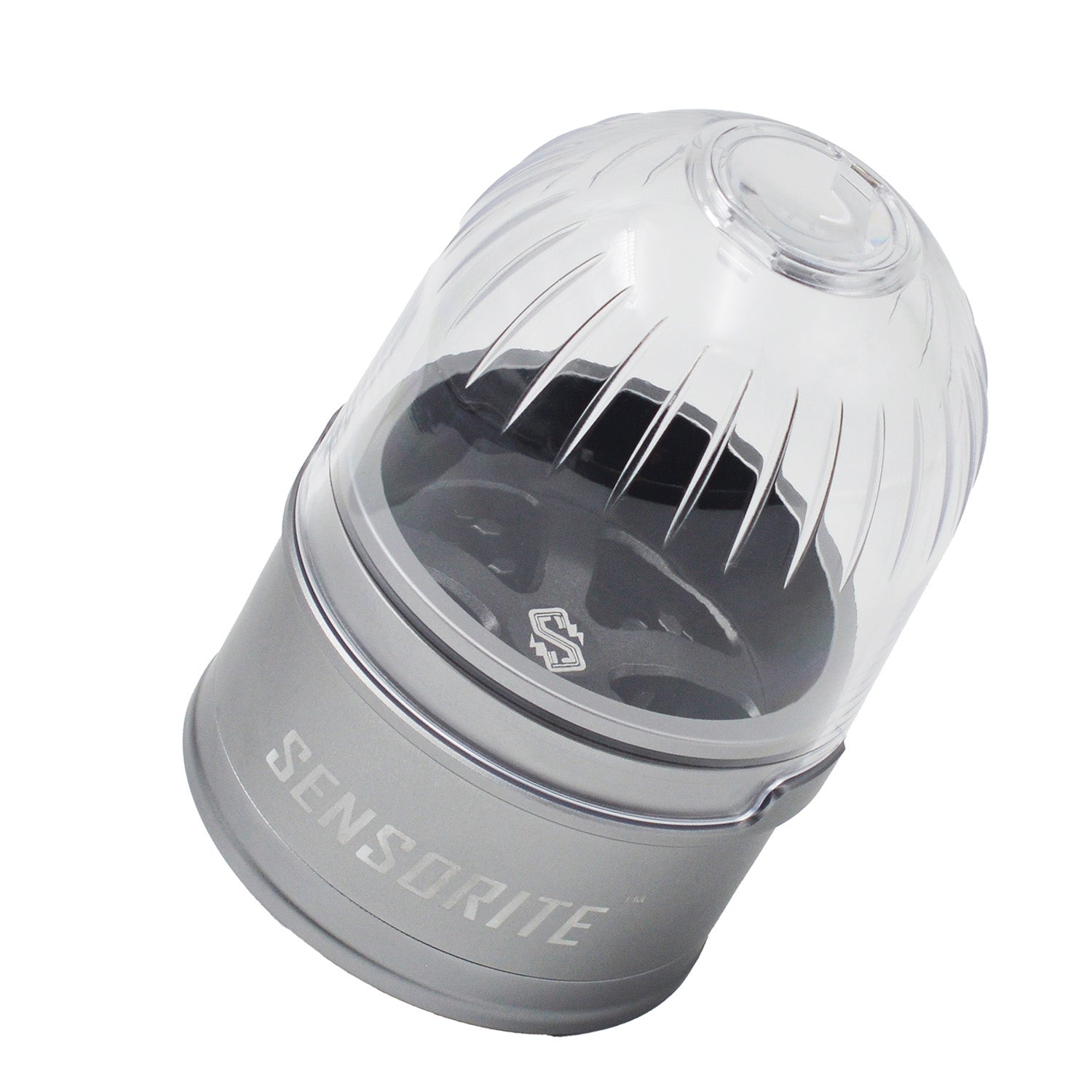 Sensorite Pro XL 75mm 5-Piece Aluminum Grinder with Magnifying Lid & Deep Storage Chamber Sensorite