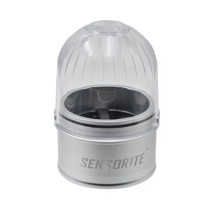 Sensorite Pro XL 75mm 5-Piece Aluminum Grinder with Magnifying Lid & Deep Storage Chamber Sensorite