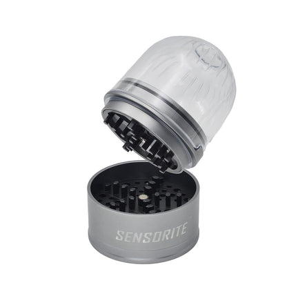 Sensorite Pro XL 75mm 5-Piece Aluminum Grinder with Magnifying Lid & Deep Storage Chamber Sensorite
