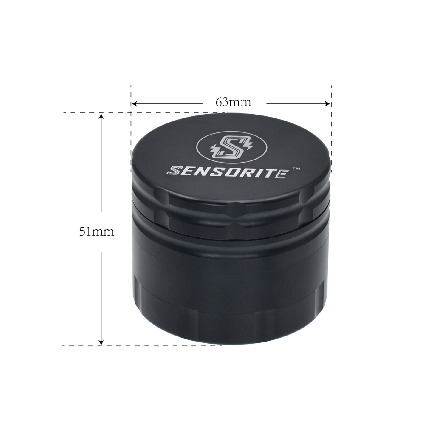 Sensorite Renew 63mm Modular Grinder with Double-Blade Teeth & Removable Screen SENSORITEUSA