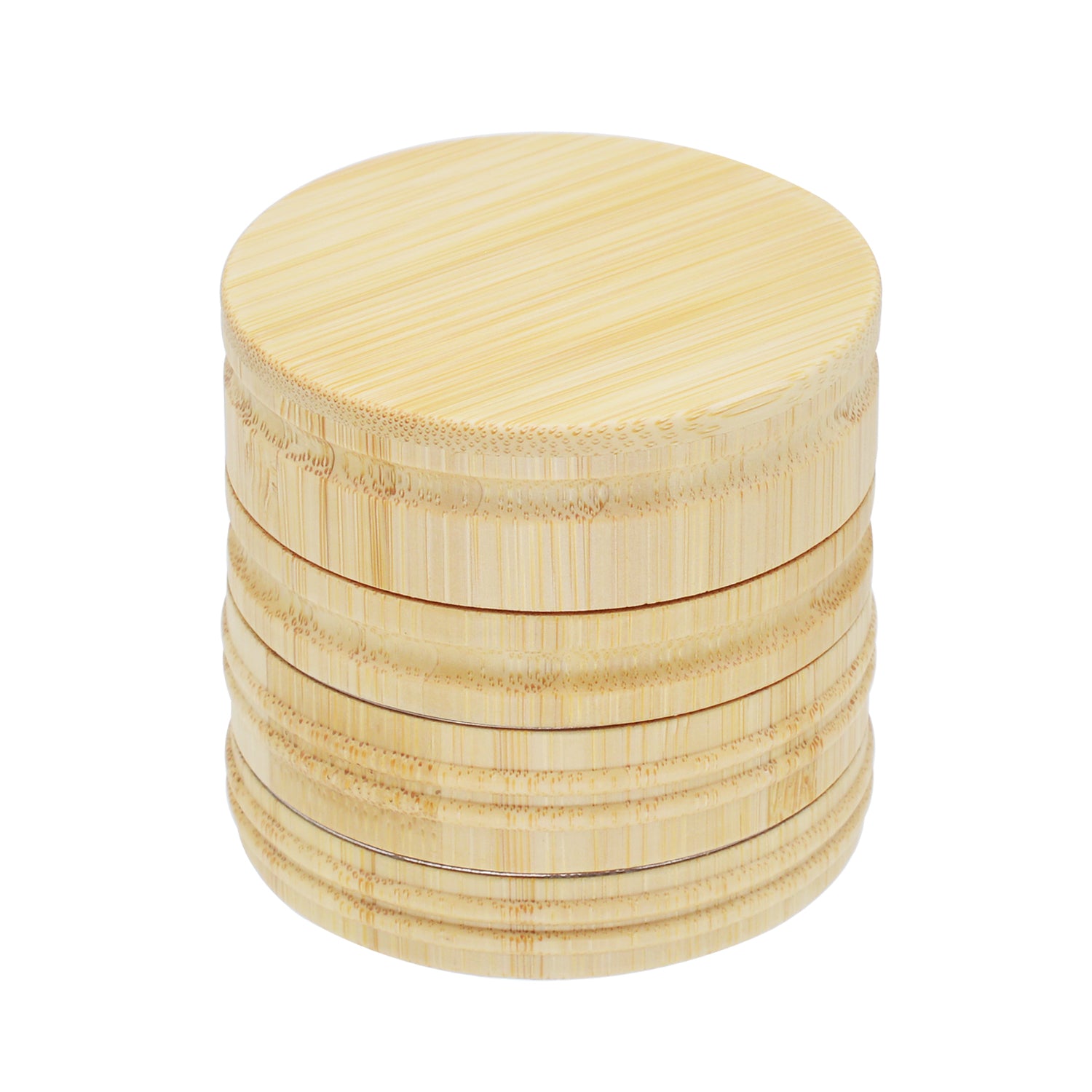 SENSORITE 2.5-inch Wooden Grinder with Built-in Hard Aluminum Teeth Thread-less Connection & Easy Changeable Screen - Sensorite