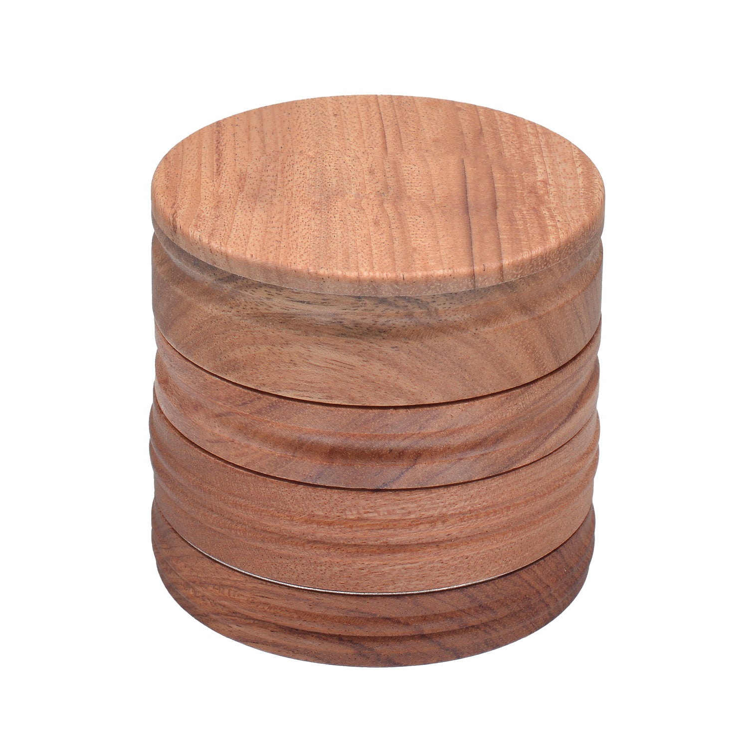 SENSORITE 2.5-inch Wooden Grinder with Built-in Hard Aluminum Teeth Thread-less Connection & Easy Changeable Screen - Sensorite