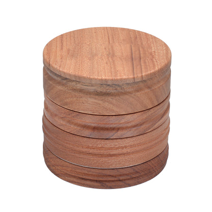 SENSORITE 2.5-inch Wooden Grinder with Built-in Hard Aluminum Teeth Thread-less Connection & Easy Changeable Screen - Sensorite