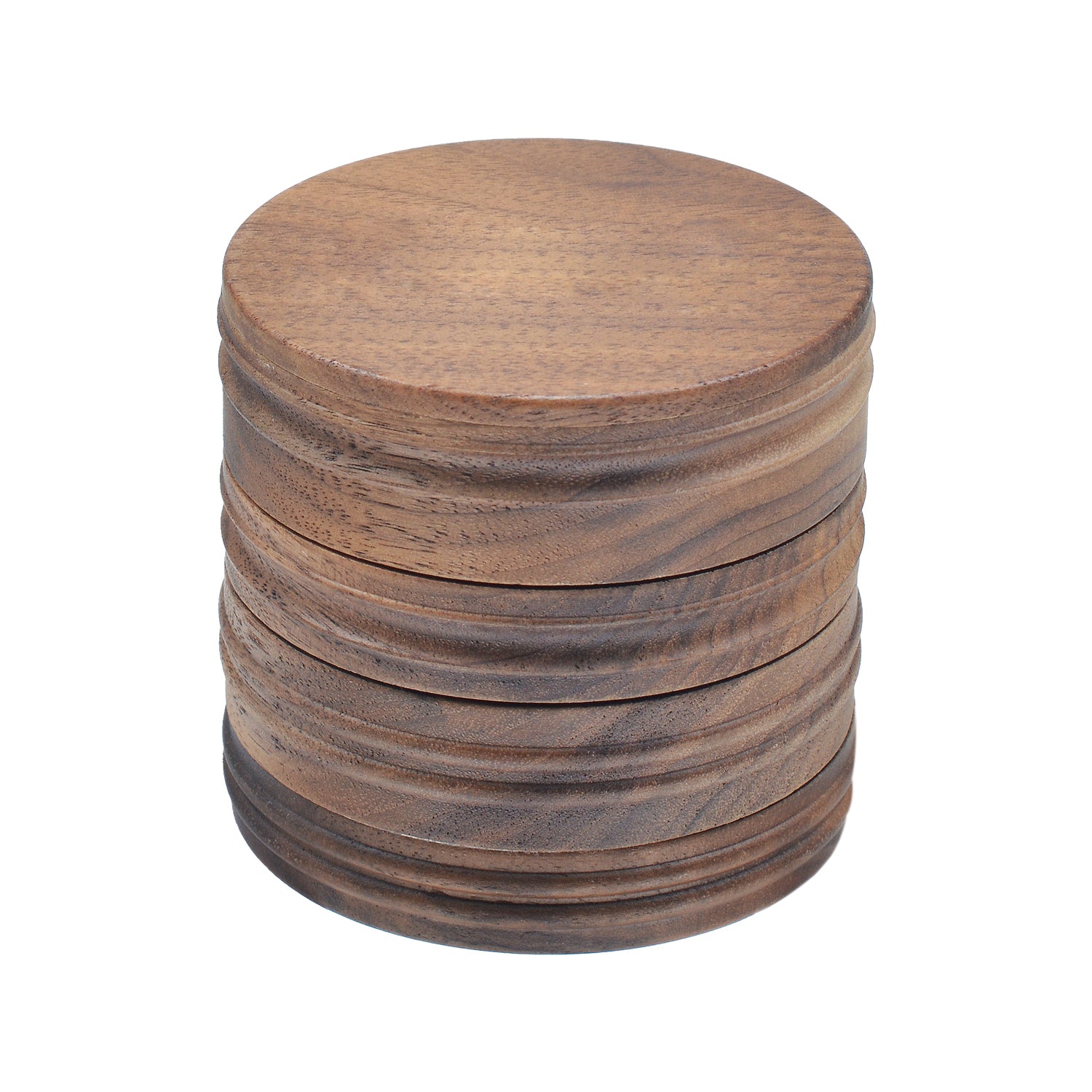 SENSORITE 2.5-inch Wooden Grinder with Built-in Hard Aluminum Teeth Thread-less Connection & Easy Changeable Screen - Sensorite