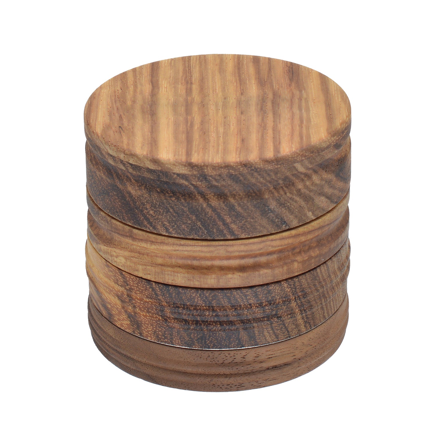 SENSORITE 2.5-inch Wooden Grinder with Built-in Hard Aluminum Teeth Thread-less Connection & Easy Changeable Screen - Sensorite