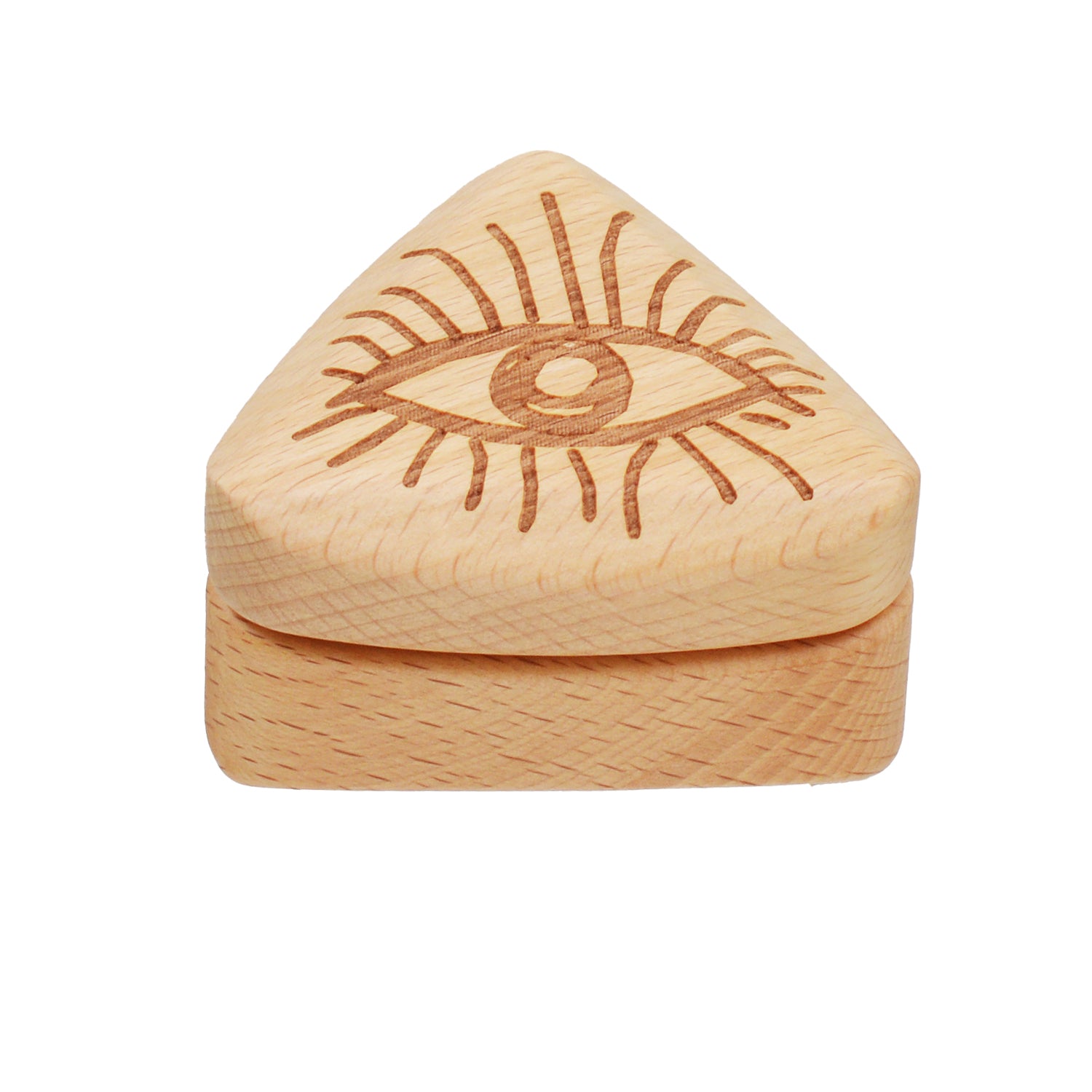 SENSORITE Third Eye Natural Solid Wood Body Grinder with Built-in Zin Alloy Teeth & Strong Magnet Connection - Sensorite