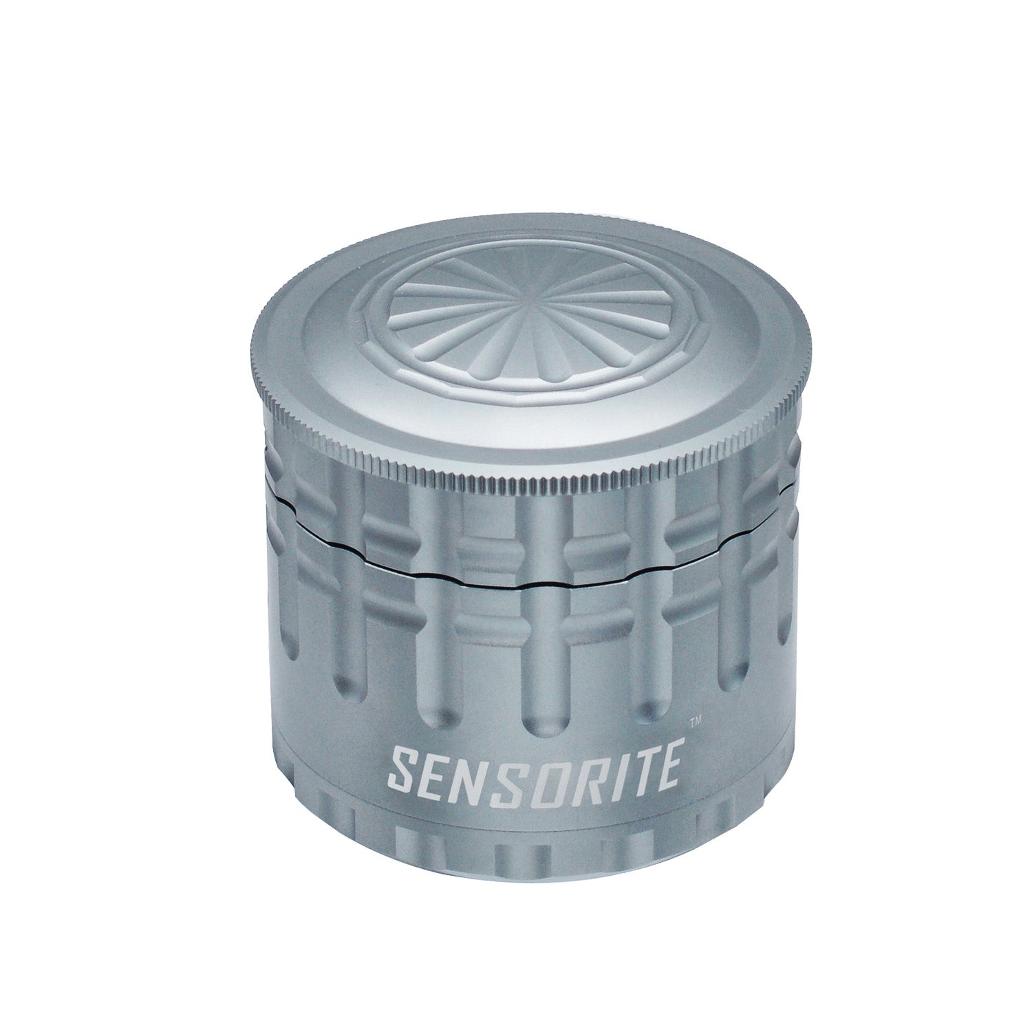SENSORITE 2.2-inch Mill Style Aluminum Grinder with Bonus Storage & Non-stick Coated Shredder Plates - Sensorite