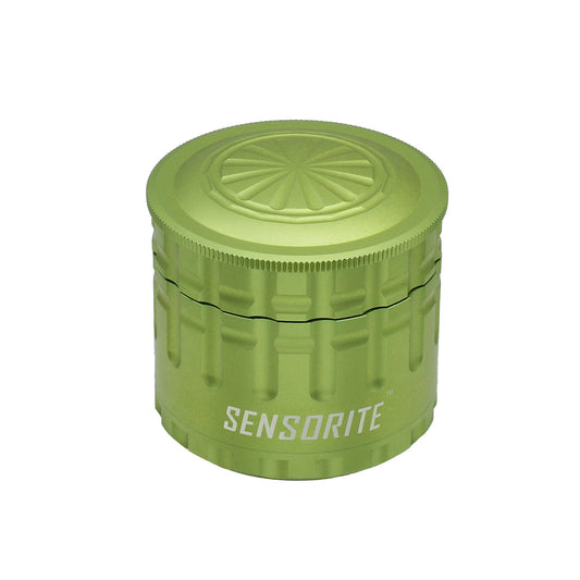 SENSORITE 2.2-inch Mill Style Aluminum Grinder with Bonus Storage & Non-stick Coated Shredder Plates - Sensorite