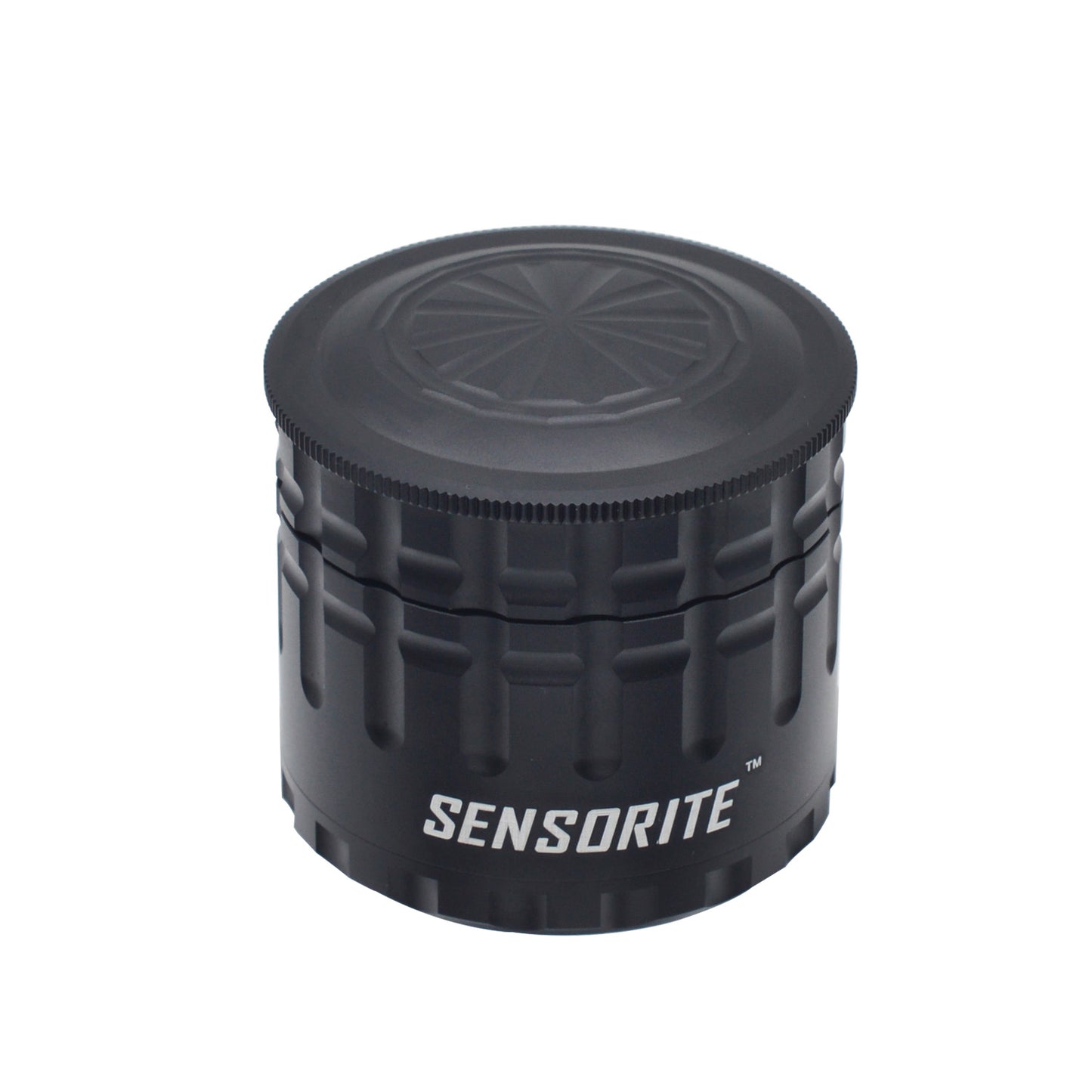 SENSORITE 2.2-inch Mill Style Aluminum Grinder with Bonus Storage & Non-stick Coated Shredder Plates - Sensorite