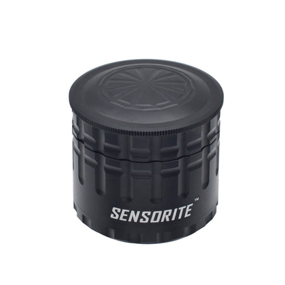 SENSORITE 2.2-inch Mill Style Aluminum Grinder with Bonus Storage & Non-stick Coated Shredder Plates - Sensorite