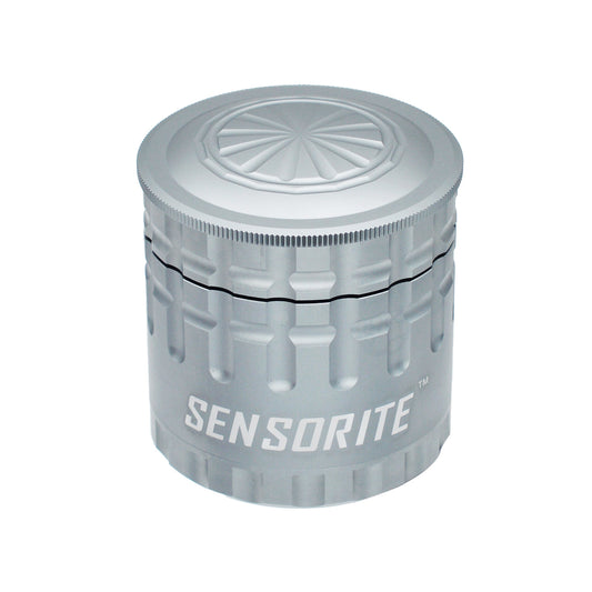 SENSORITE 2.5-inch Aluminum Grinder With Non-stick Coated Millstone Shredder Plates & Bonus Storage - Sensorite