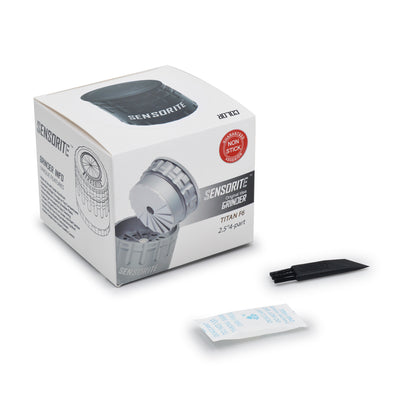 SENSORITE 2.5-inch Aluminum Grinder With Non-stick Coated Millstone Shredder Plates & Bonus Storage - Sensorite