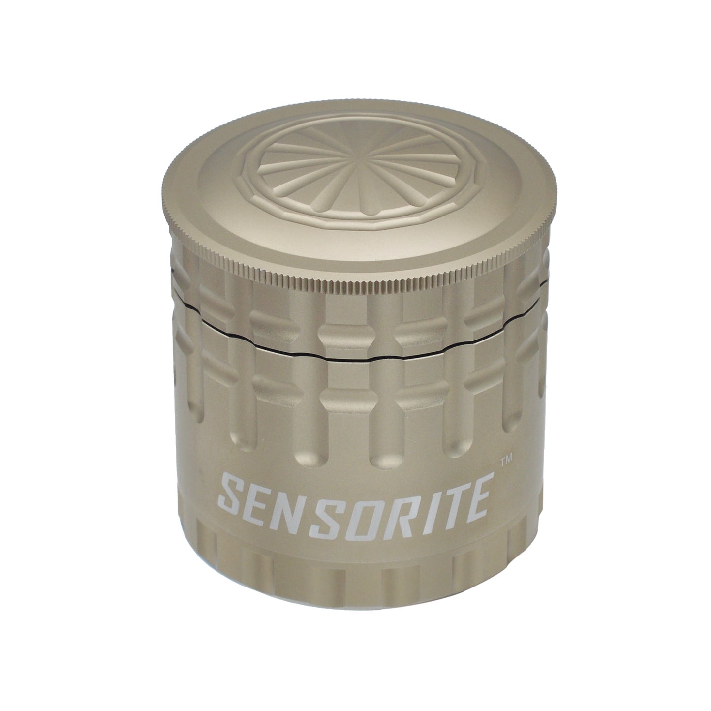 SENSORITE 2.5-inch Aluminum Grinder With Non-stick Coated Millstone Shredder Plates & Bonus Storage - Sensorite