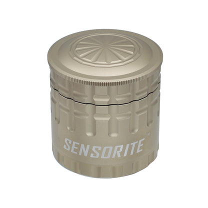 SENSORITE 2.5-inch Aluminum Grinder With Non-stick Coated Millstone Shredder Plates & Bonus Storage - Sensorite