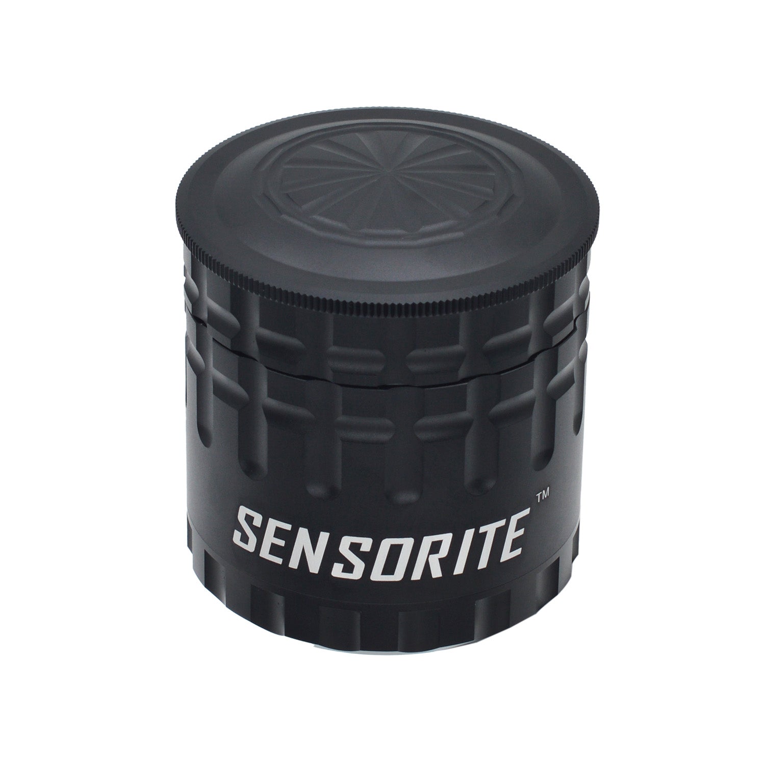 SENSORITE 2.5-inch Aluminum Grinder With Non-stick Coated Millstone Shredder Plates & Bonus Storage - Sensorite